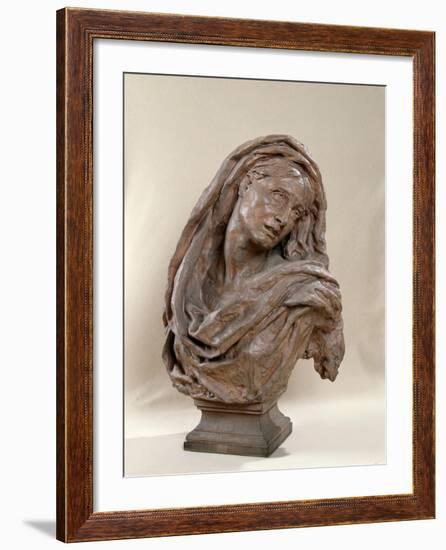 Mater Dolorosa, 1869-70-Jean-Baptiste Carpeaux-Framed Giclee Print