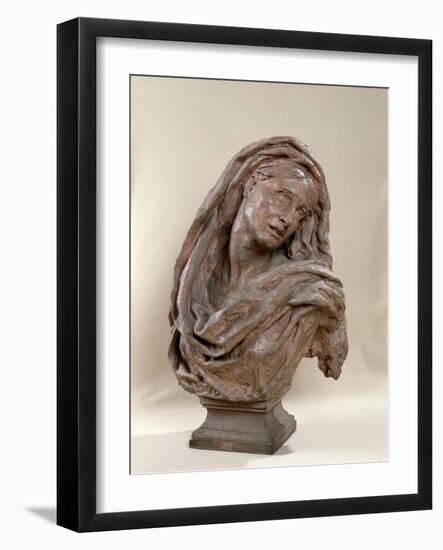 Mater Dolorosa, 1869-70-Jean-Baptiste Carpeaux-Framed Giclee Print