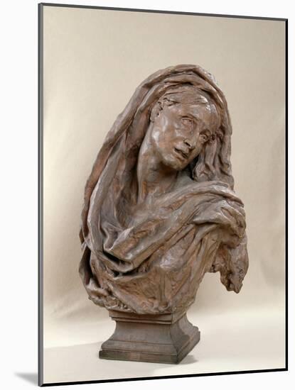 Mater Dolorosa, 1869-70-Jean-Baptiste Carpeaux-Mounted Giclee Print