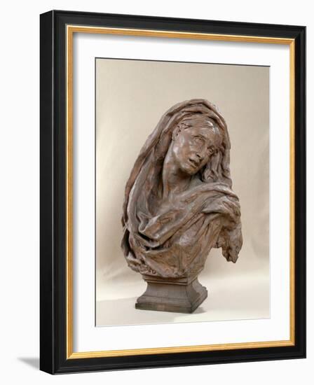 Mater Dolorosa, 1869-70-Jean-Baptiste Carpeaux-Framed Giclee Print