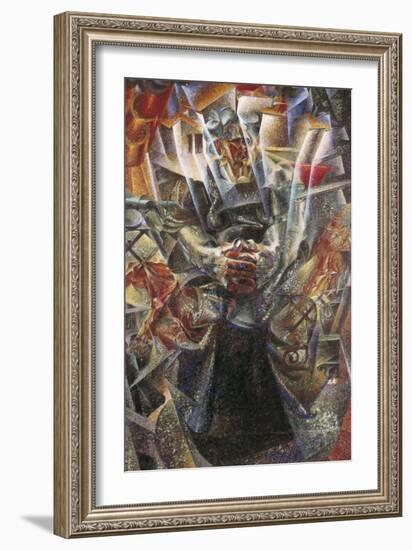 Materia-Umberto Boccioni-Framed Art Print