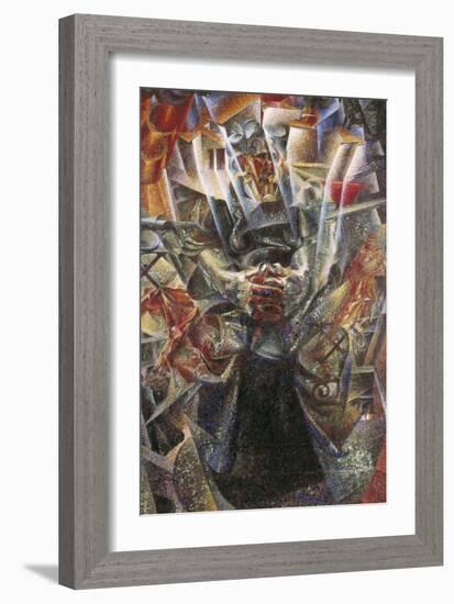 Materia-Umberto Boccioni-Framed Art Print