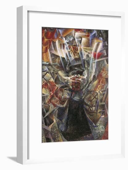 Materia-Umberto Boccioni-Framed Art Print