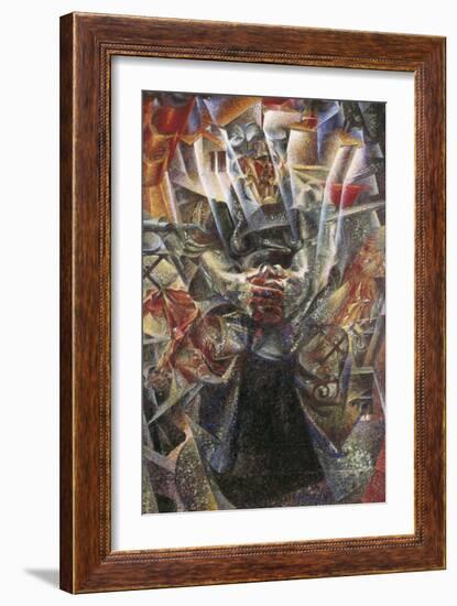 Materia-Umberto Boccioni-Framed Art Print