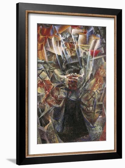 Materia-Umberto Boccioni-Framed Art Print