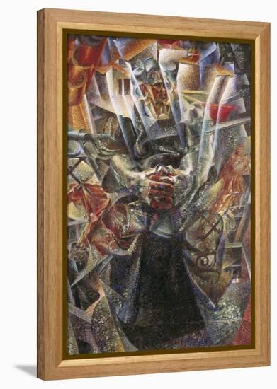 Materia-Umberto Boccioni-Framed Stretched Canvas