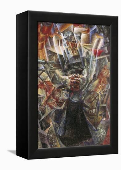 Materia-Umberto Boccioni-Framed Stretched Canvas