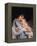 Maternal Affection-Emile Munier-Framed Premier Image Canvas