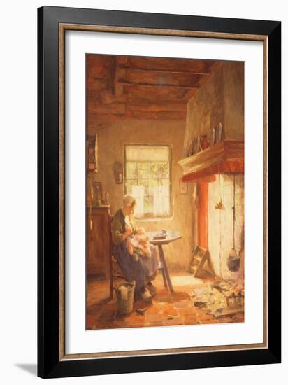 Maternal Care-Evert Pieters-Framed Giclee Print