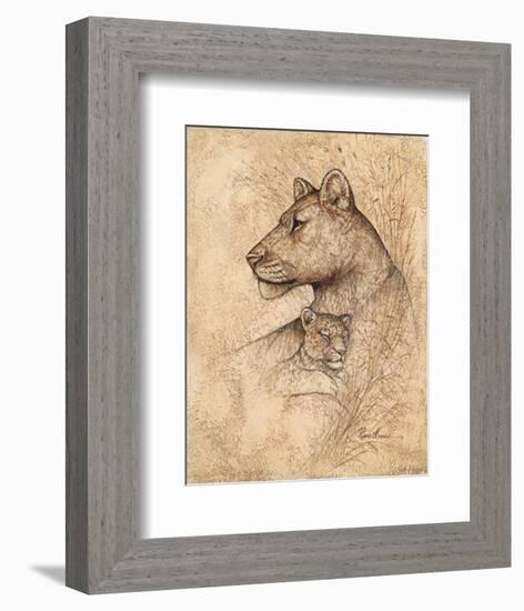 Maternal Protection-Ruane Manning-Framed Art Print