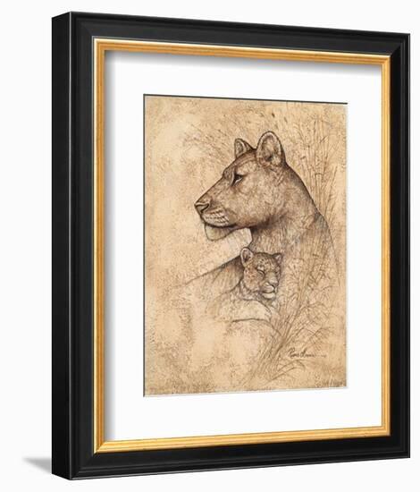 Maternal Protection-Ruane Manning-Framed Art Print