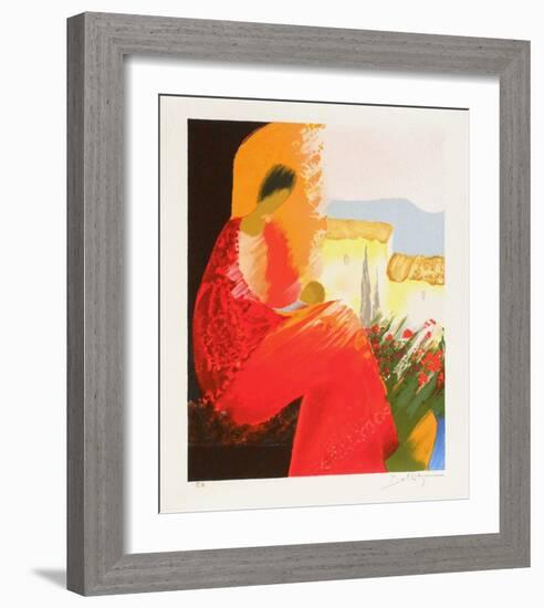 Maternite II-Emile Bellet-Framed Limited Edition