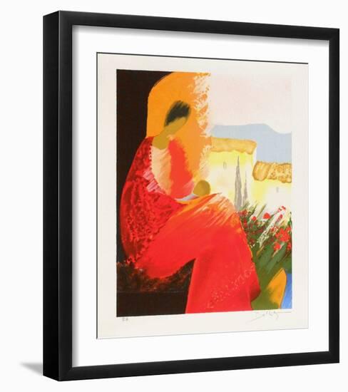 Maternite II-Emile Bellet-Framed Limited Edition