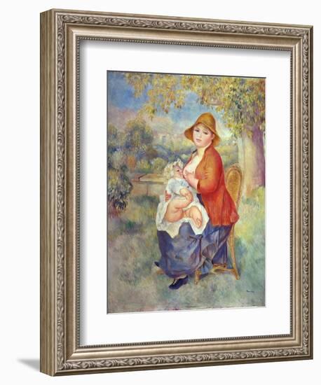 Maternity, 1885-Pierre-Auguste Renoir-Framed Giclee Print