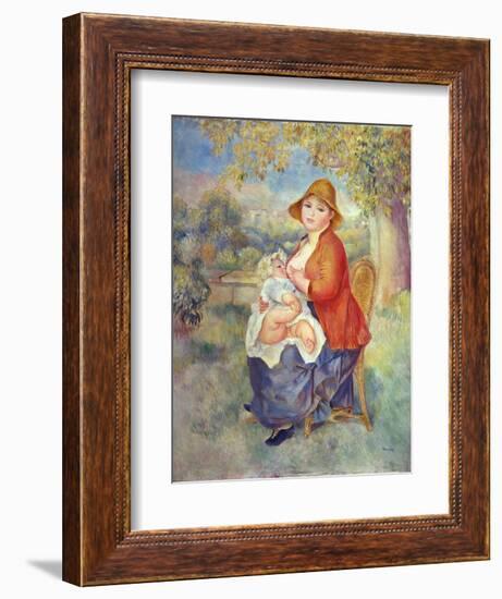 Maternity, 1885-Pierre-Auguste Renoir-Framed Giclee Print