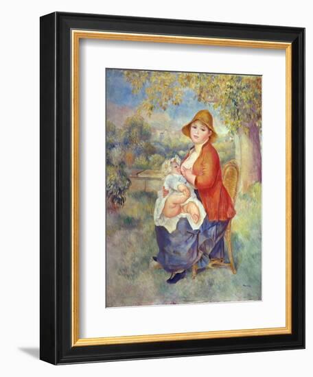 Maternity, 1885-Pierre-Auguste Renoir-Framed Giclee Print