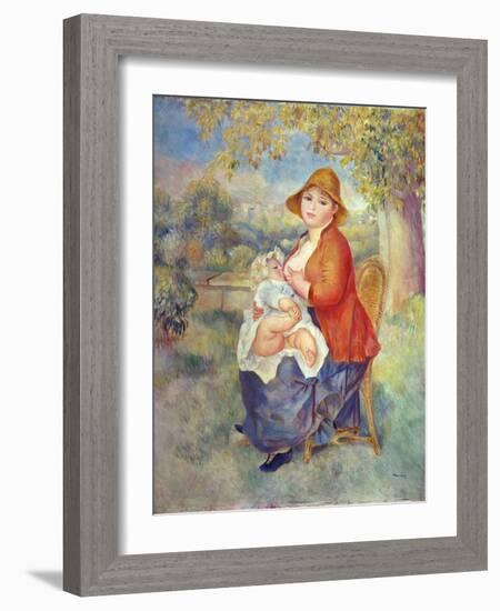 Maternity, 1885-Pierre-Auguste Renoir-Framed Giclee Print