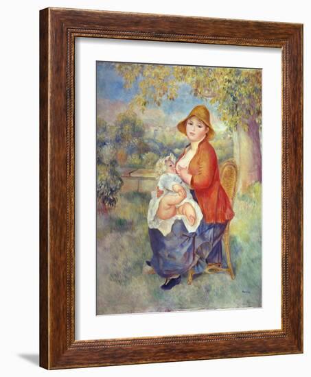 Maternity, 1885-Pierre-Auguste Renoir-Framed Giclee Print