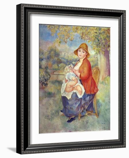 Maternity, 1885-Pierre-Auguste Renoir-Framed Giclee Print