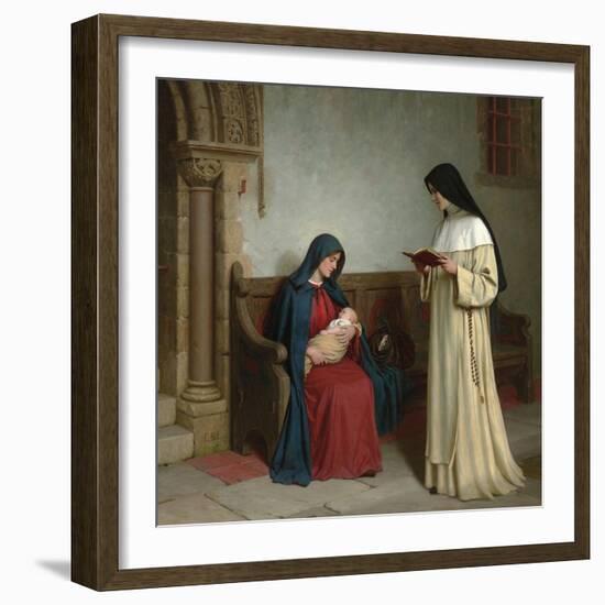 Maternity, 1917-Edmund Blair Leighton-Framed Giclee Print