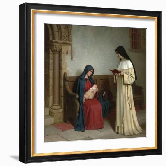 Maternity, 1917-Edmund Blair Leighton-Framed Giclee Print