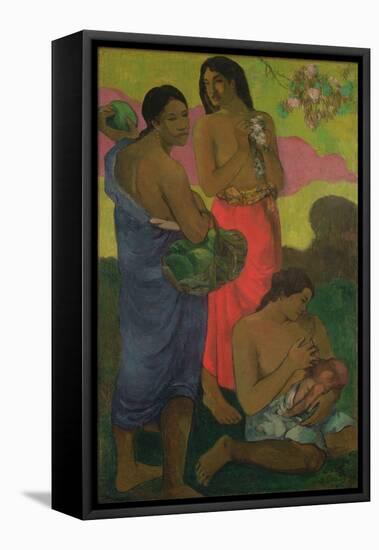 Maternity II (Oil on Canvas)-Paul Gauguin-Framed Premier Image Canvas