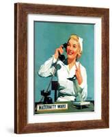 "Maternity Ward," December 14, 1940-John Hyde Phillips-Framed Giclee Print