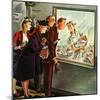 "Maternity Ward," November 2, 1946-Constantin Alajalov-Mounted Giclee Print