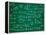 Math Formulas on School Blackboard Education-PicsFive-Framed Stretched Canvas