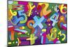 Math Mural-Howie Green-Mounted Giclee Print