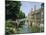 Mathematical Bridge and Punts, Queens College, Cambridge, England-Nigel Francis-Mounted Photographic Print