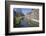 Mathematical Bridge, Connecting Two Parts of Queens College, with Punters on the River Beneath-Charlie Harding-Framed Photographic Print