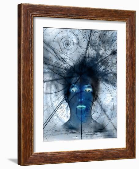 Mathematical Universe, Conceptual Artwork-Mehau Kulyk-Framed Photographic Print