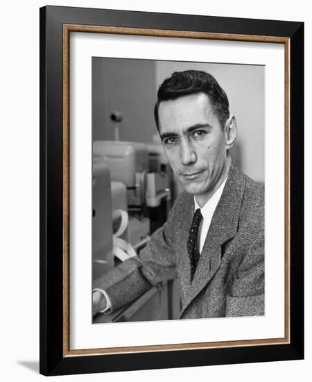 Mathematician and Computer Scientist Claude Shannon-Alfred Eisenstaedt-Framed Photographic Print