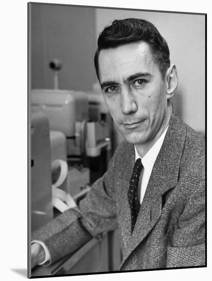 Mathematician and Computer Scientist Claude Shannon-Alfred Eisenstaedt-Mounted Photographic Print