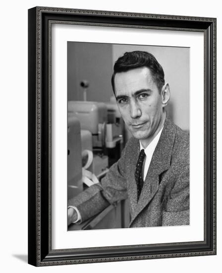 Mathematician and Computer Scientist Claude Shannon-Alfred Eisenstaedt-Framed Photographic Print