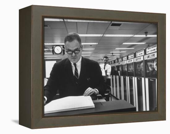 Mathematician John M. Tukey-Alfred Eisenstaedt-Framed Premier Image Canvas