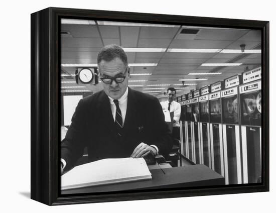 Mathematician John M. Tukey-Alfred Eisenstaedt-Framed Premier Image Canvas