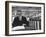 Mathematician John M. Tukey-Alfred Eisenstaedt-Framed Photographic Print