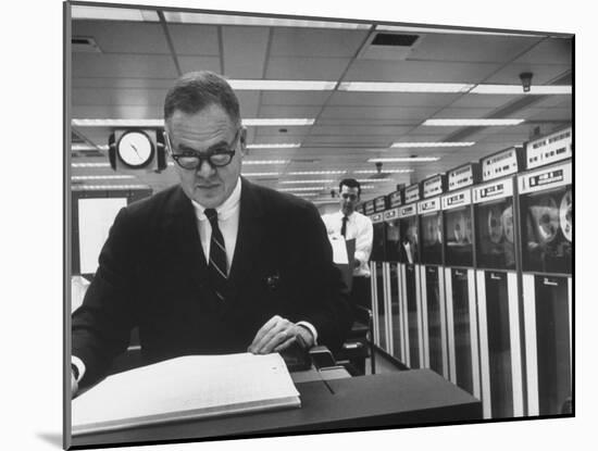 Mathematician John M. Tukey-Alfred Eisenstaedt-Mounted Photographic Print