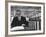 Mathematician John M. Tukey-Alfred Eisenstaedt-Framed Photographic Print