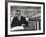 Mathematician John M. Tukey-Alfred Eisenstaedt-Framed Photographic Print