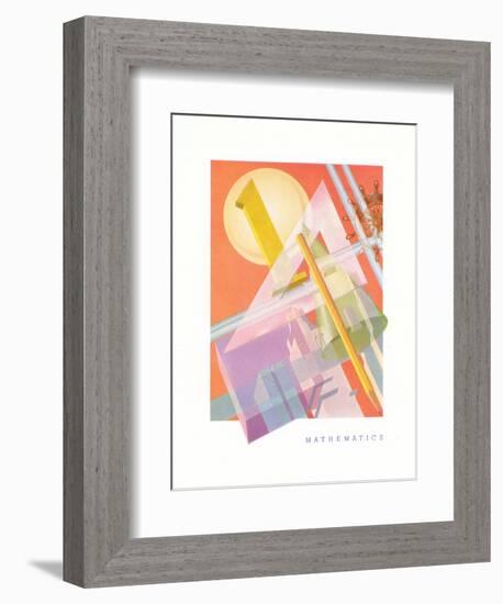 Mathematics Tools-null-Framed Premium Giclee Print