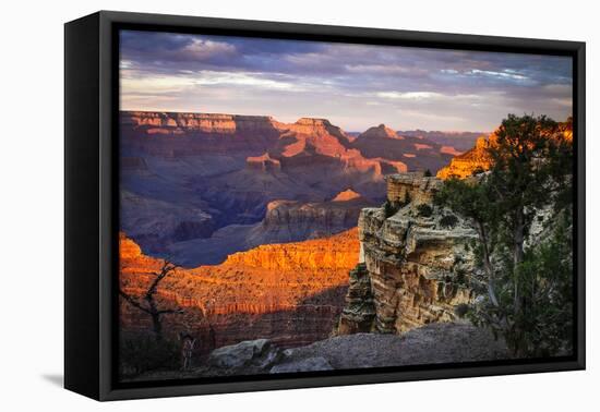 Mather Point Sunset I-Alan Hausenflock-Framed Premier Image Canvas