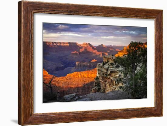 Mather Point Sunset I-Alan Hausenflock-Framed Photographic Print