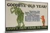 Mather Work Incentive Poster, Goodbye Old Year-null-Mounted Giclee Print