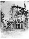 One of the Wings of the Capitol Near Completion, Washington Dc, USA, C1860-MATHEW B BRADY-Giclee Print