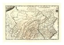 World Map-Mathew Carey-Art Print