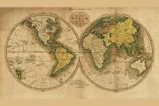 The World, c.1825-Mathew Carey-Art Print