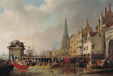 Entry of Bonaparte, as First Consul, into Antwerp on 18th July 1803, 1807-Mathieu Ignace van Bree-Giclee Print
